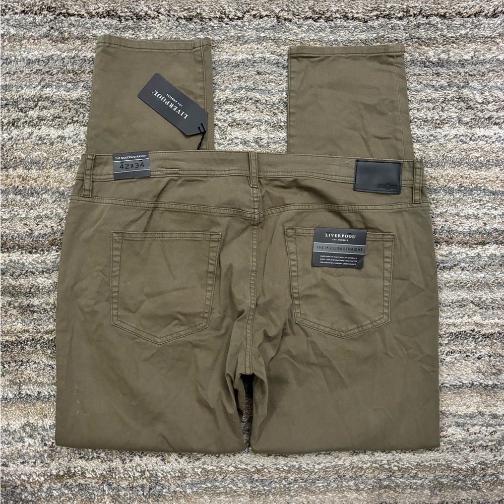 Liverpool The Modern Men Straight Leg Jeans Sz 42x34 NWT | Liverpool Men Jeans - - Picture 5 of 13